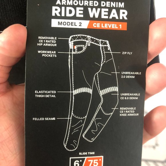 SAINT Unbreakable Model 2 Motorcycle Denim (Size 34) - Picture 10 of 11